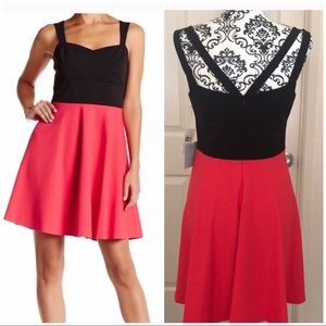 Cece Sleeveless Colorblock Dress